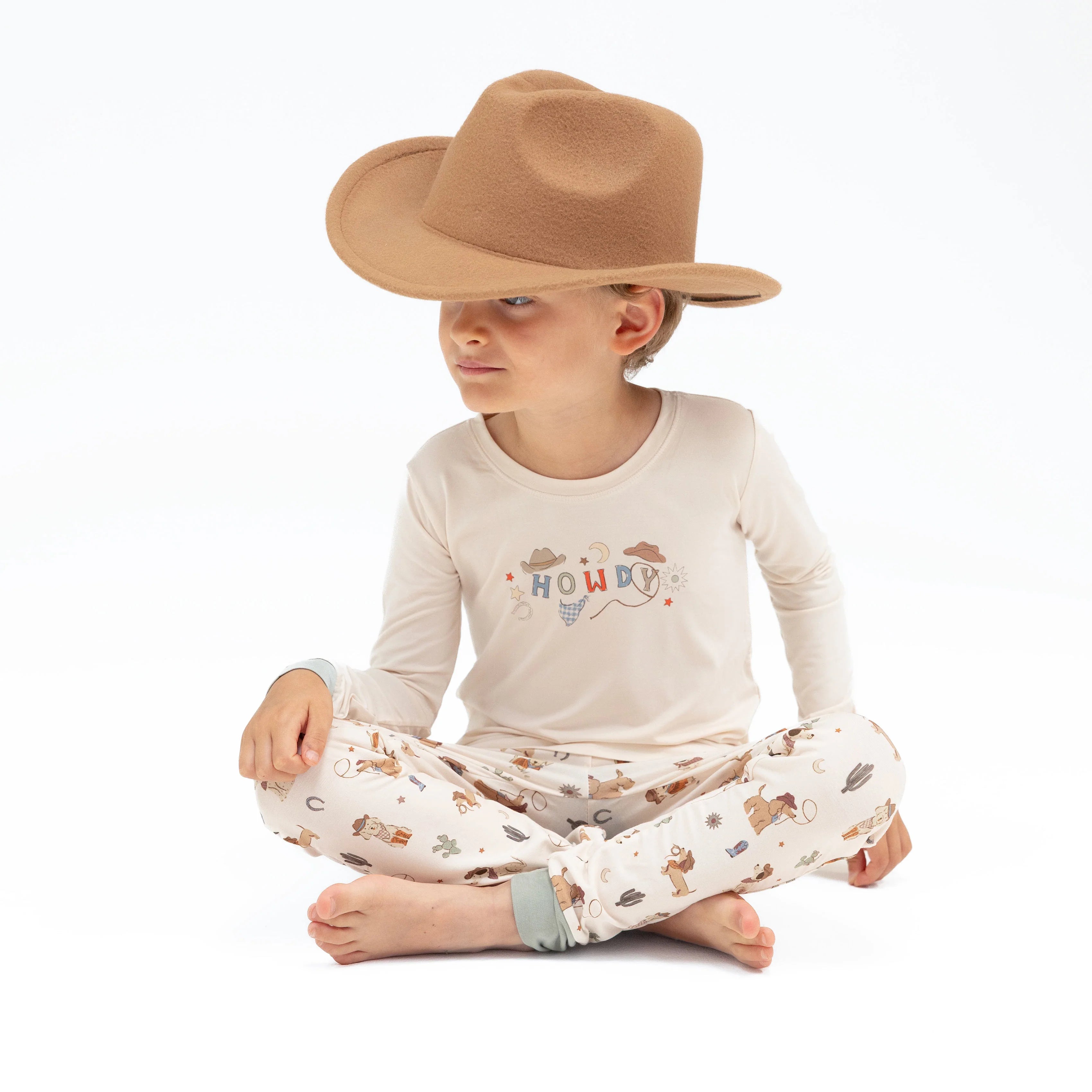 Boys Cowboy Dogs Loungewear Set