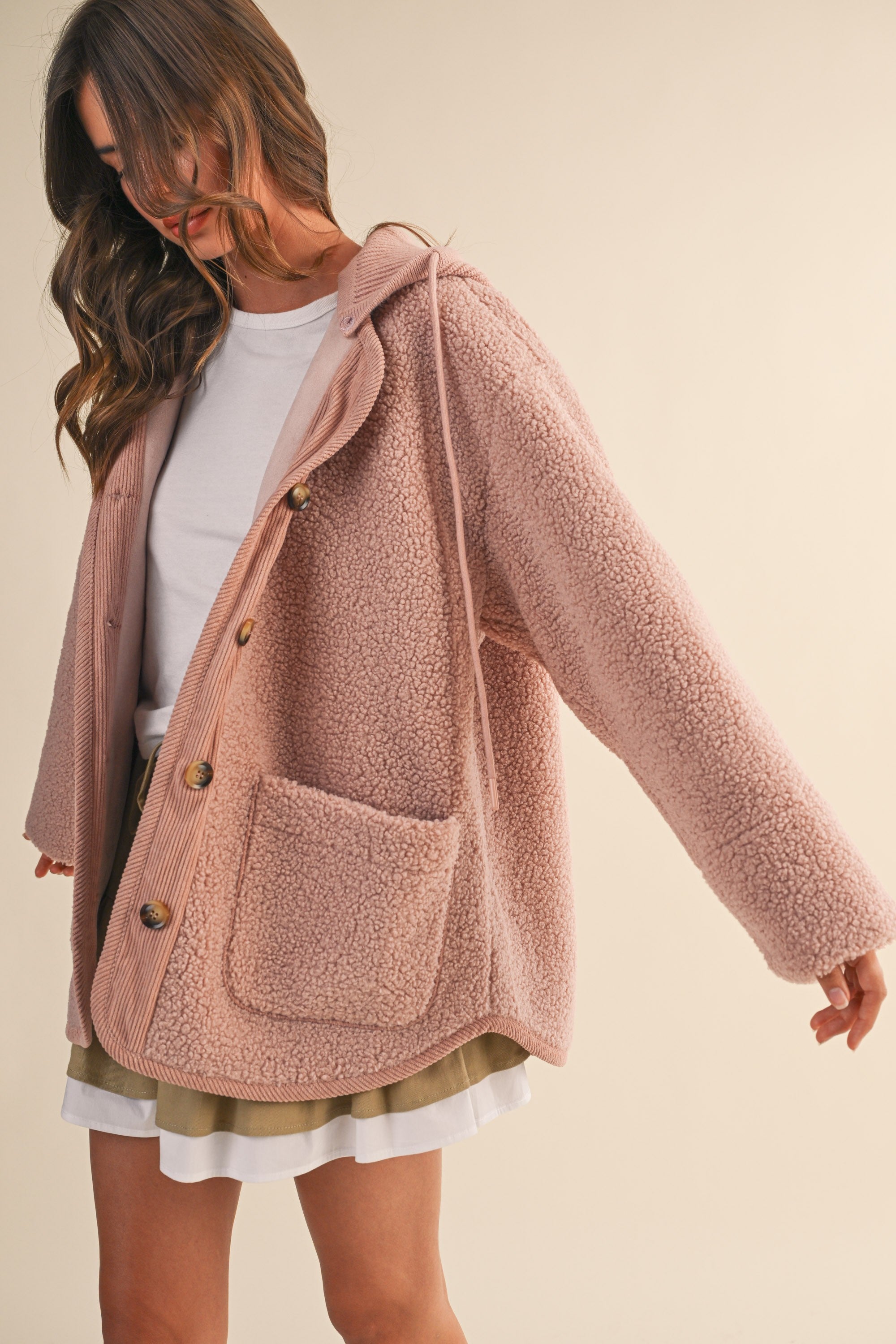 Sherpa Hoodie Jacket