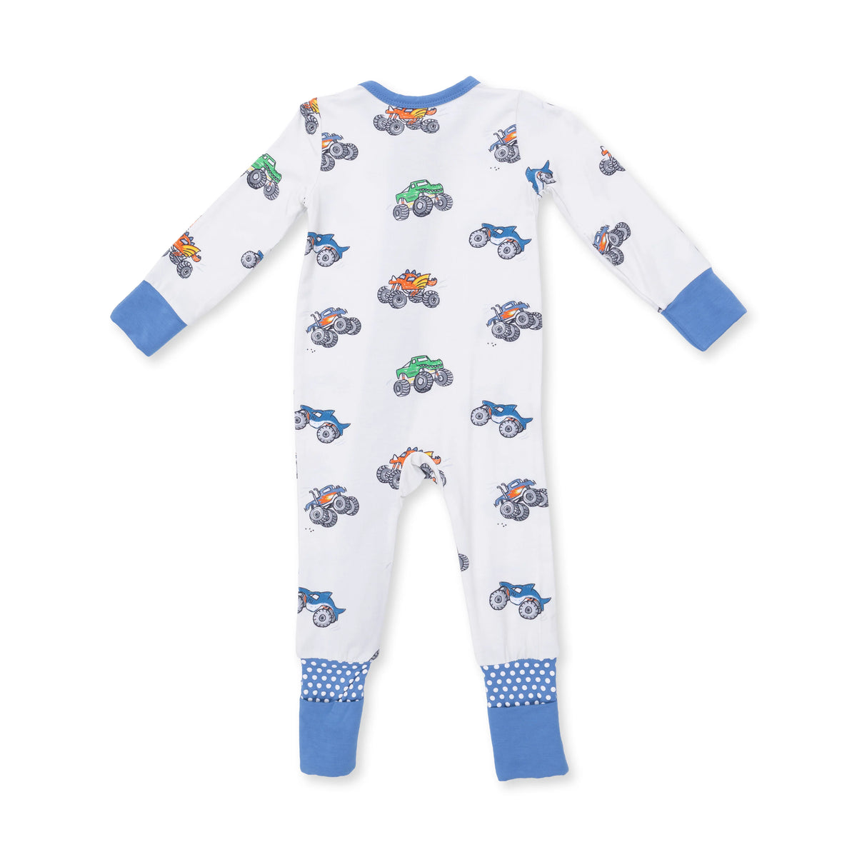 Monster Trucks Convertible Romper