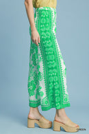 Floral Wide Leg Pants