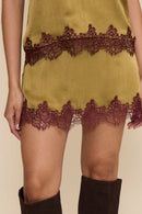 Claire Lace Mini Skirt