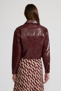 Caleb Faux Leather Jacket