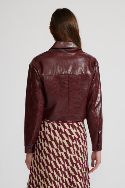 Caleb Faux Leather Jacket