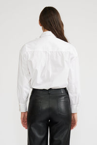 Anika Button-Down Bow Top