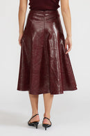 Oleksa Pleather Skirt