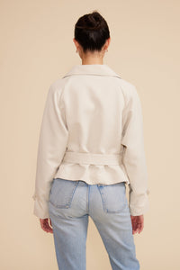 Estelle Cropped Trench Coat