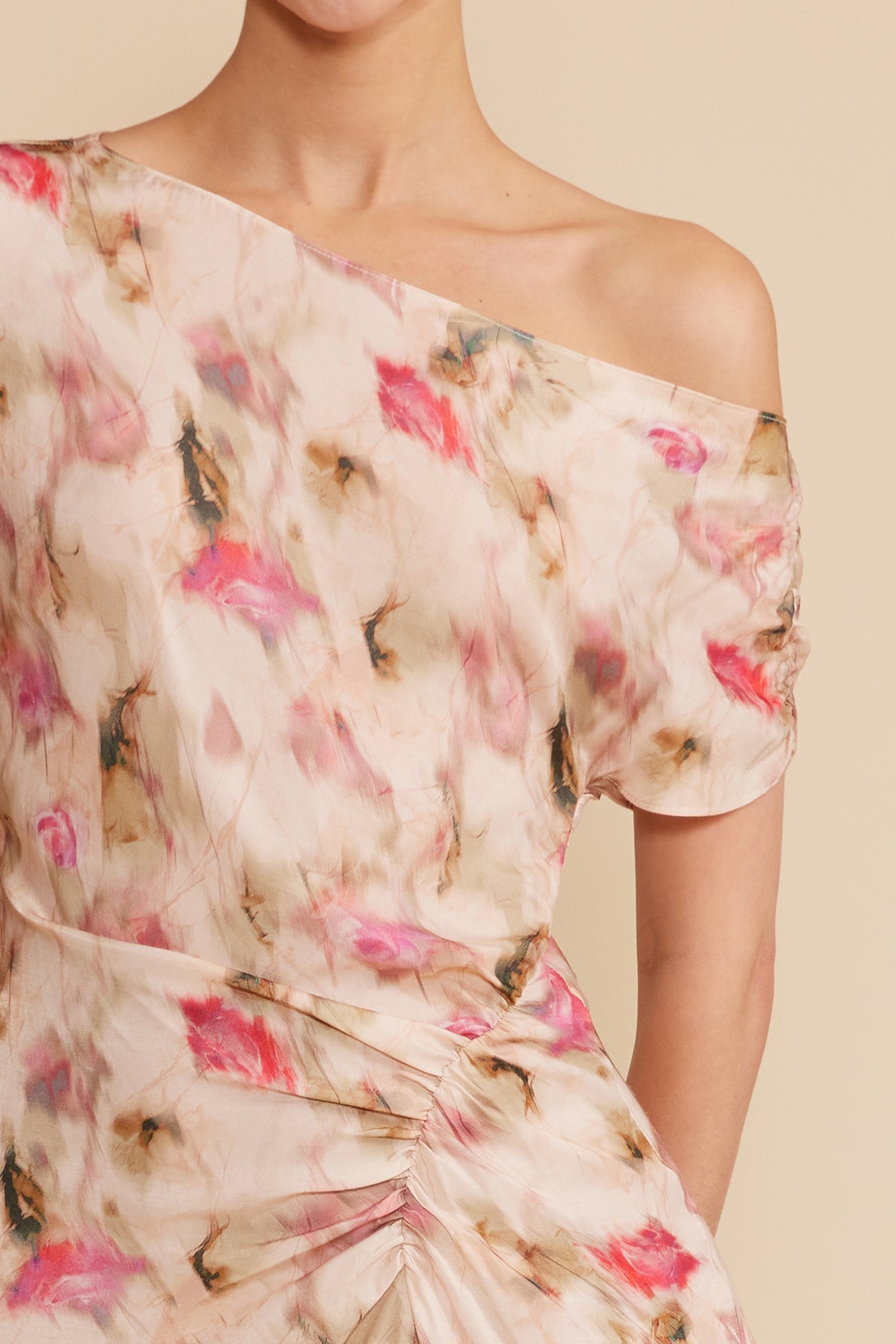 Arta Floral Gathered Maxi Dress