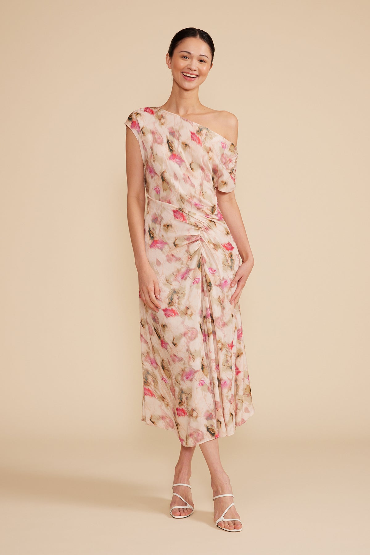Arta Floral Gathered Maxi Dress