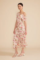 Arta Floral Gathered Maxi Dress