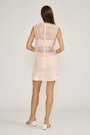 Pink Lace Tank