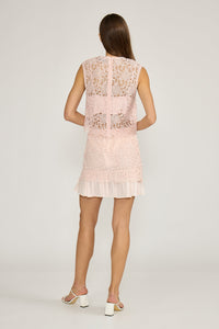 Pink Lace Tank