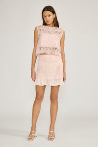 Pink Lace Tank