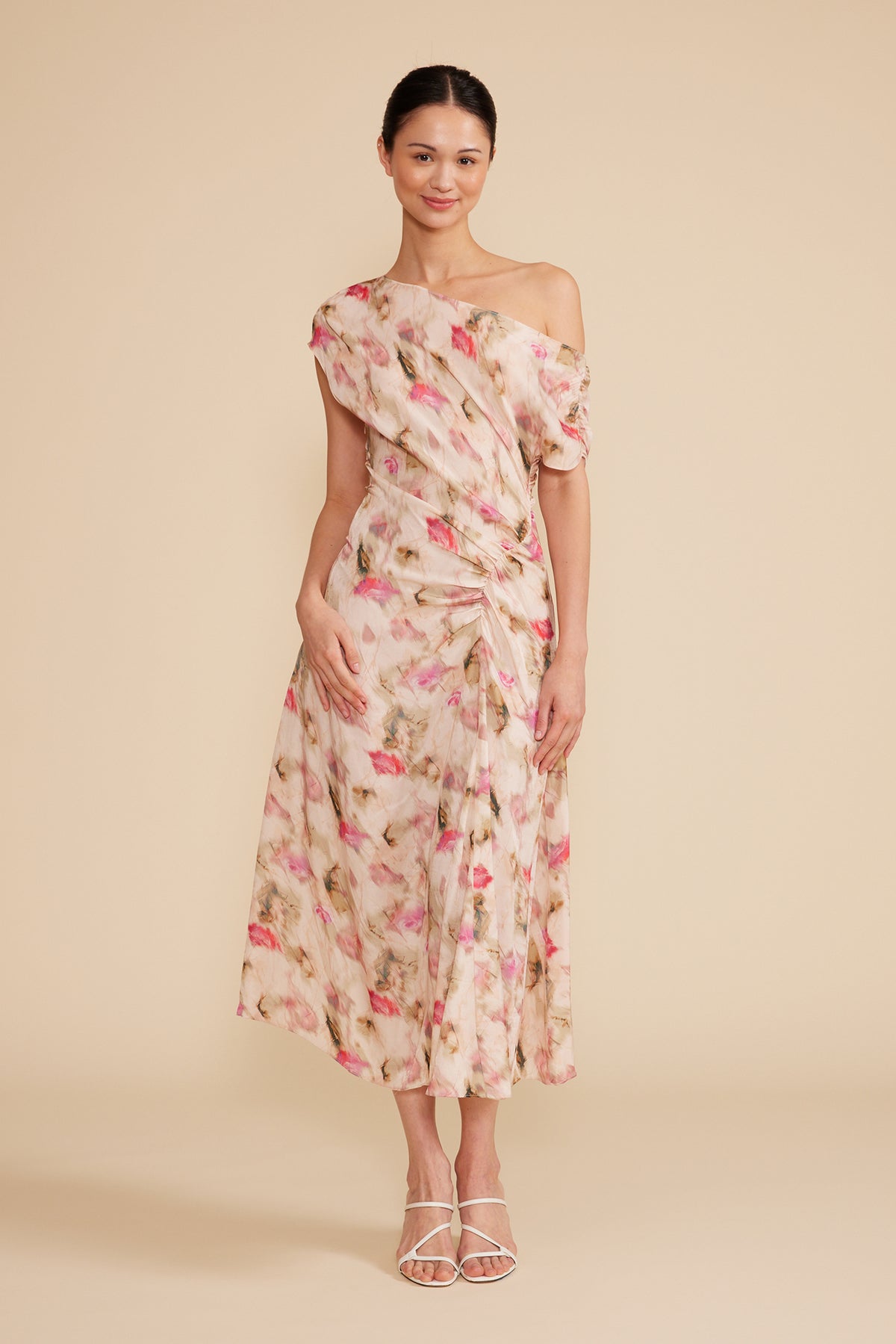 Arta Floral Gathered Maxi Dress