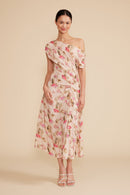 Arta Floral Gathered Maxi Dress