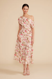 Arta Floral Gathered Maxi Dress