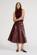 Oleksa Pleather Skirt