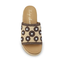 Mema Beaded Raffia Sandal