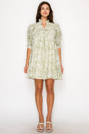 Verdant Bellezza Mini Dress