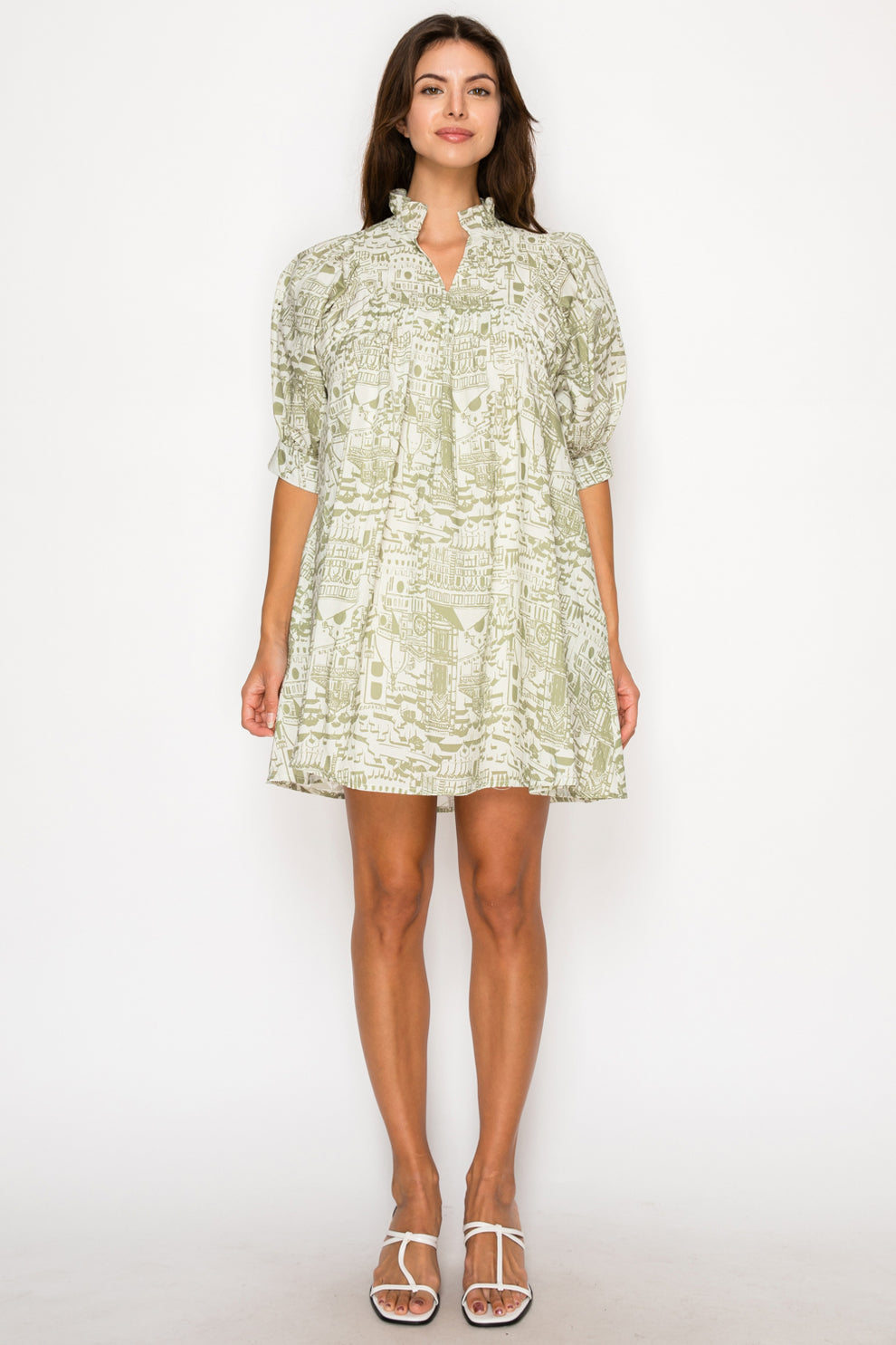 Verdant Bellezza Mini Dress