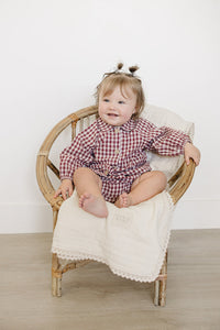Red Gingham Peter Pan Outfit