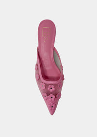 Norma Floral Heeled Mule