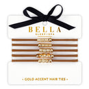 Gold Accent Hair Ties