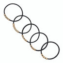 Gold Accent Hair Ties