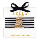 Gold Accent Hair Ties