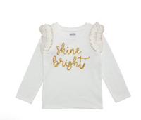 White Holiday Tinsel Shirt