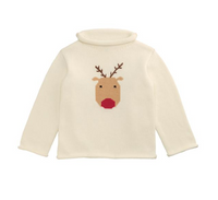 Reindeer Rollneck Sweater
