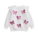 Sequin Bow Sweatshirt
