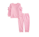 Quilted Bow Jogger Set