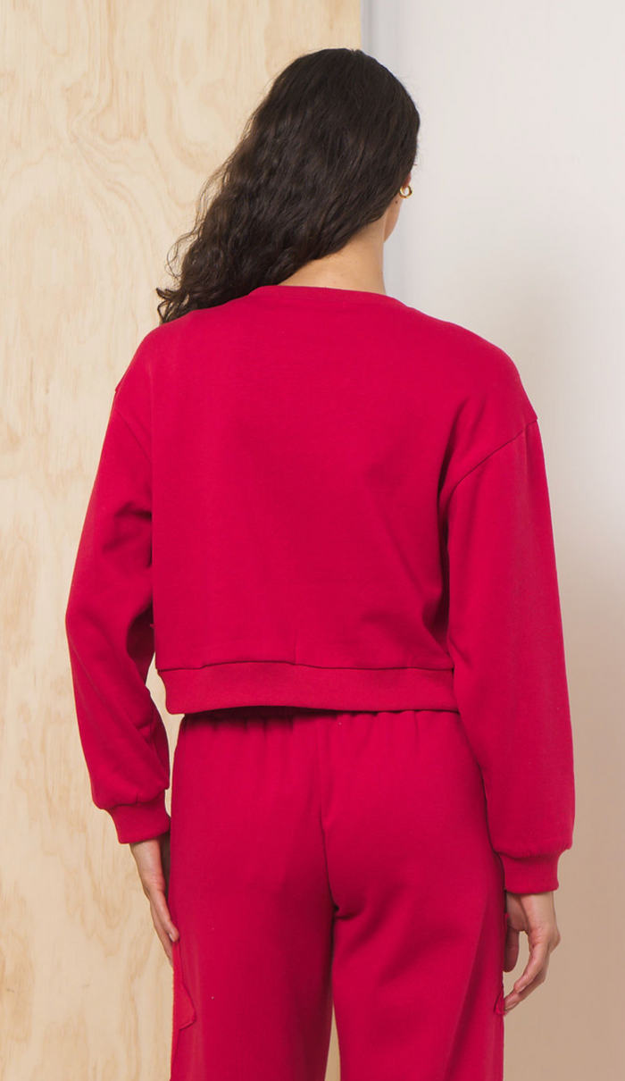 Star Applique Sweatshirt