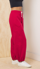 Star Applique Sweatpants