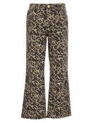 Leopard Kelsey Ankle Flare Jeans