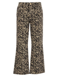 Leopard Kelsey Ankle Flare Jeans