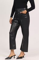 Lasso Faux Leather Pants