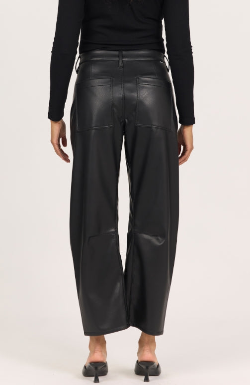 Lasso Faux Leather Pants