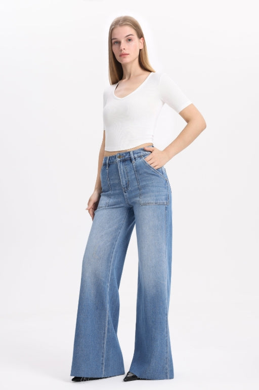 New York Wide Leg Jeans