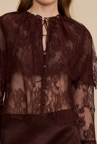 Lili Lace Capelet Top