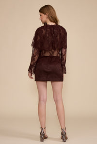 Lili Lace Capelet Top
