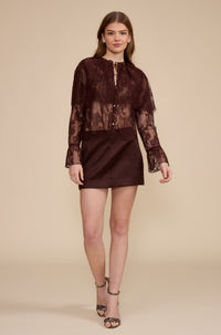 Lili Lace Capelet Top