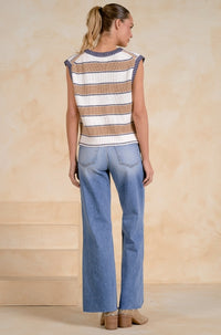 Striped Sweater Vest