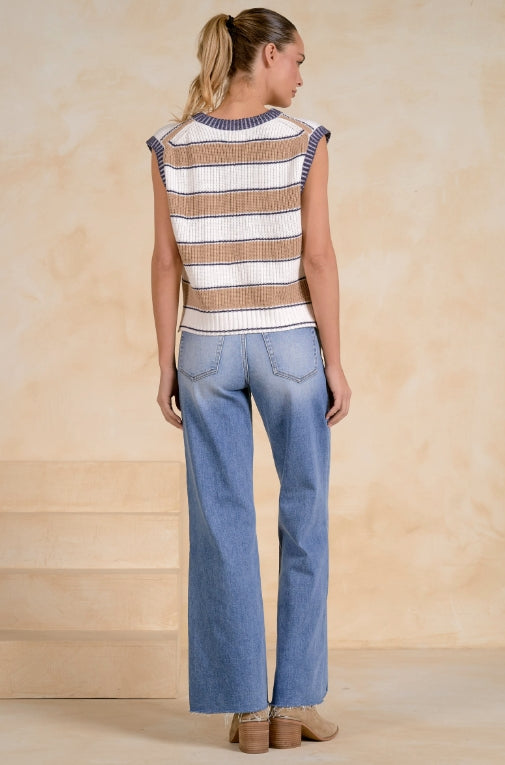 Striped Sweater Vest