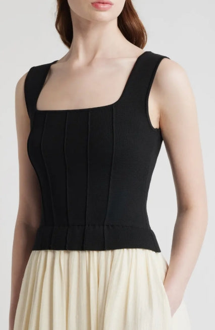Mixed Media Midi Dress