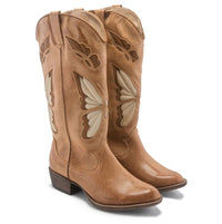 Monarch Butterfly Cowboy Boots