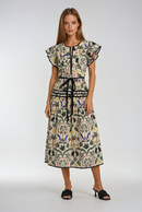 Canopy Printed Midi Dress