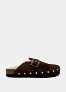 Tori Suede Studded Clogs