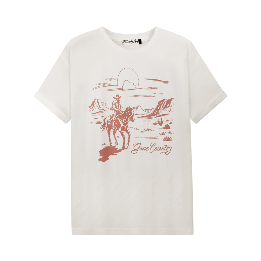 Gone Country - Oversized Tee