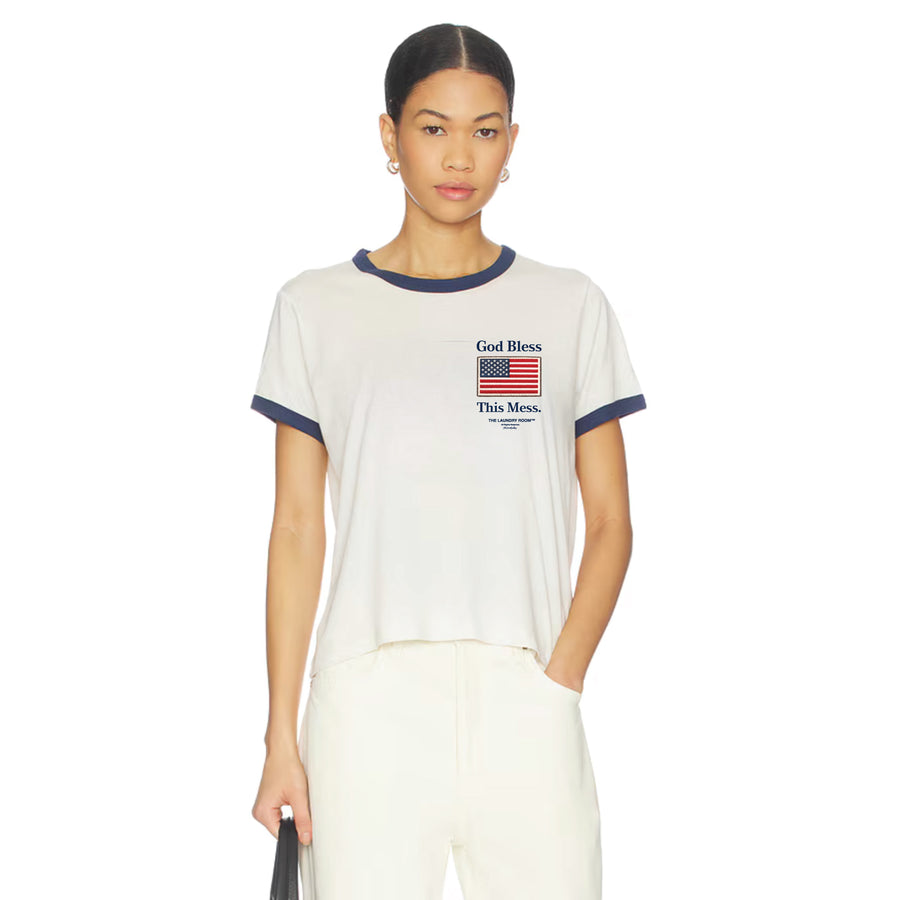 Bless This Mess Ringer Tee